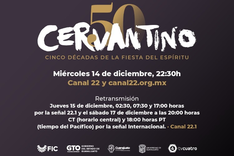 Canal 22 y el FIC presentan el documental <em>Cervantino 50: cinco décadas de la fiesta del espíritu</em>
